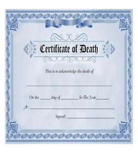 Death Certificate Creator