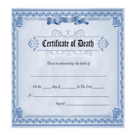 Death Certificate Creator