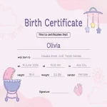 Novelty Birth Certificate